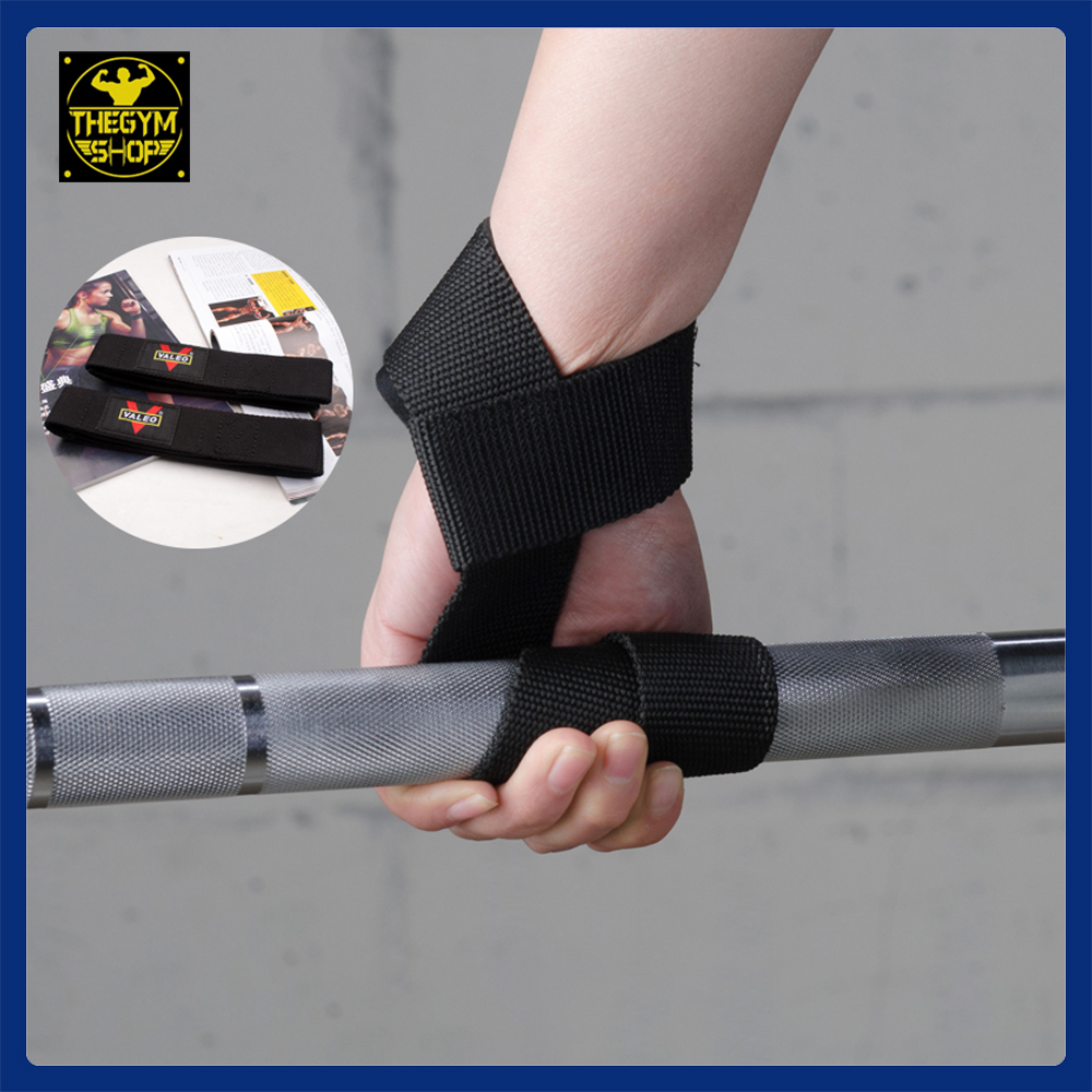 Dây kéo lưng Valeo Fitness Lifting Straps hỗ trợ tập deadlift thể hình, gym, dây kéo tạ, dây hỗ trợ lên xà