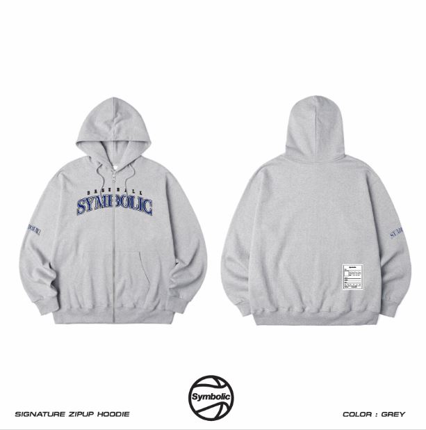 Áo Hoodie Zip up Symbolic