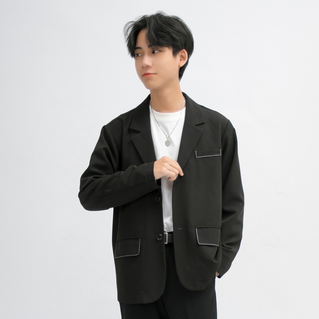 Áo blazer nam mando size xl màu xanh