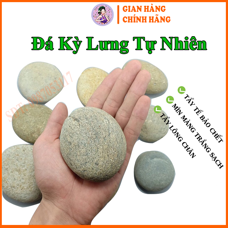 Đá Kỳ Tắm Tự Nhiên, Tẩy Tế Bào Chết, Đá Suối Kỳ Lưng, Tẩy Lông Chân Tay