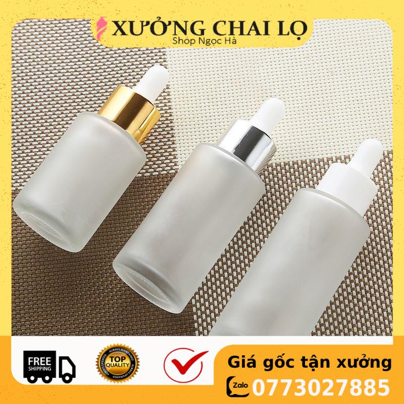 Lọ chiết tinh dầu Thủy tinh mờ đựng serum