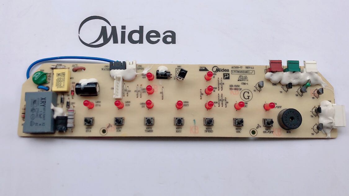 Bo mạch quạt hơi nước midea ac100-u