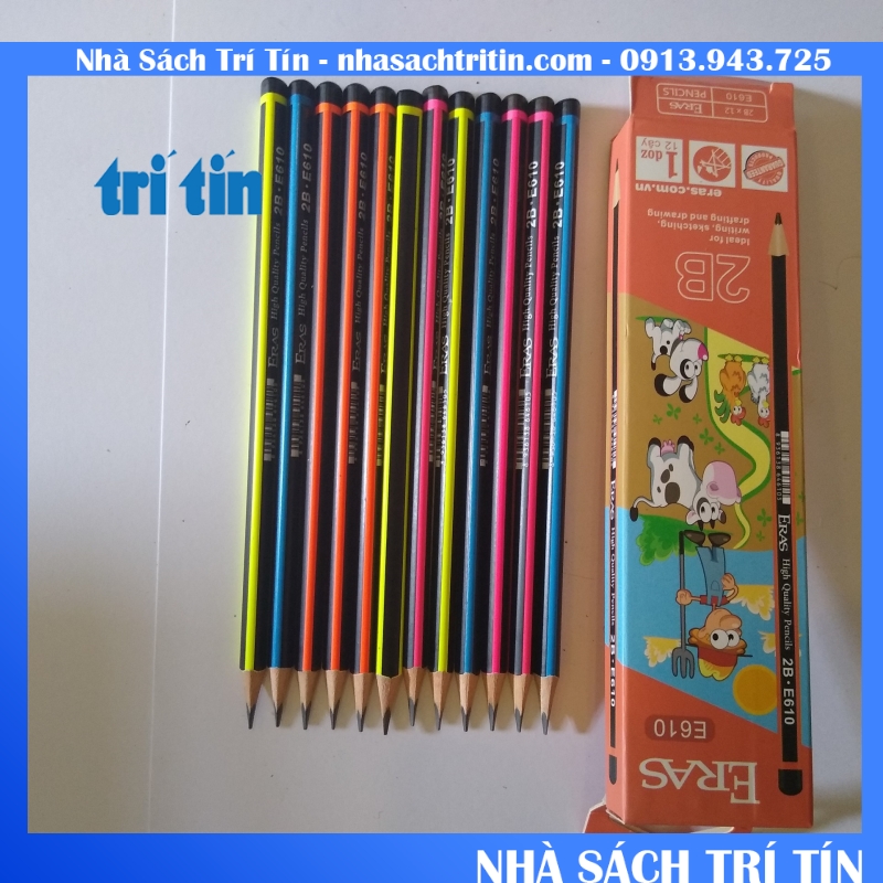 Bút chì eras e610 2b không gôm
