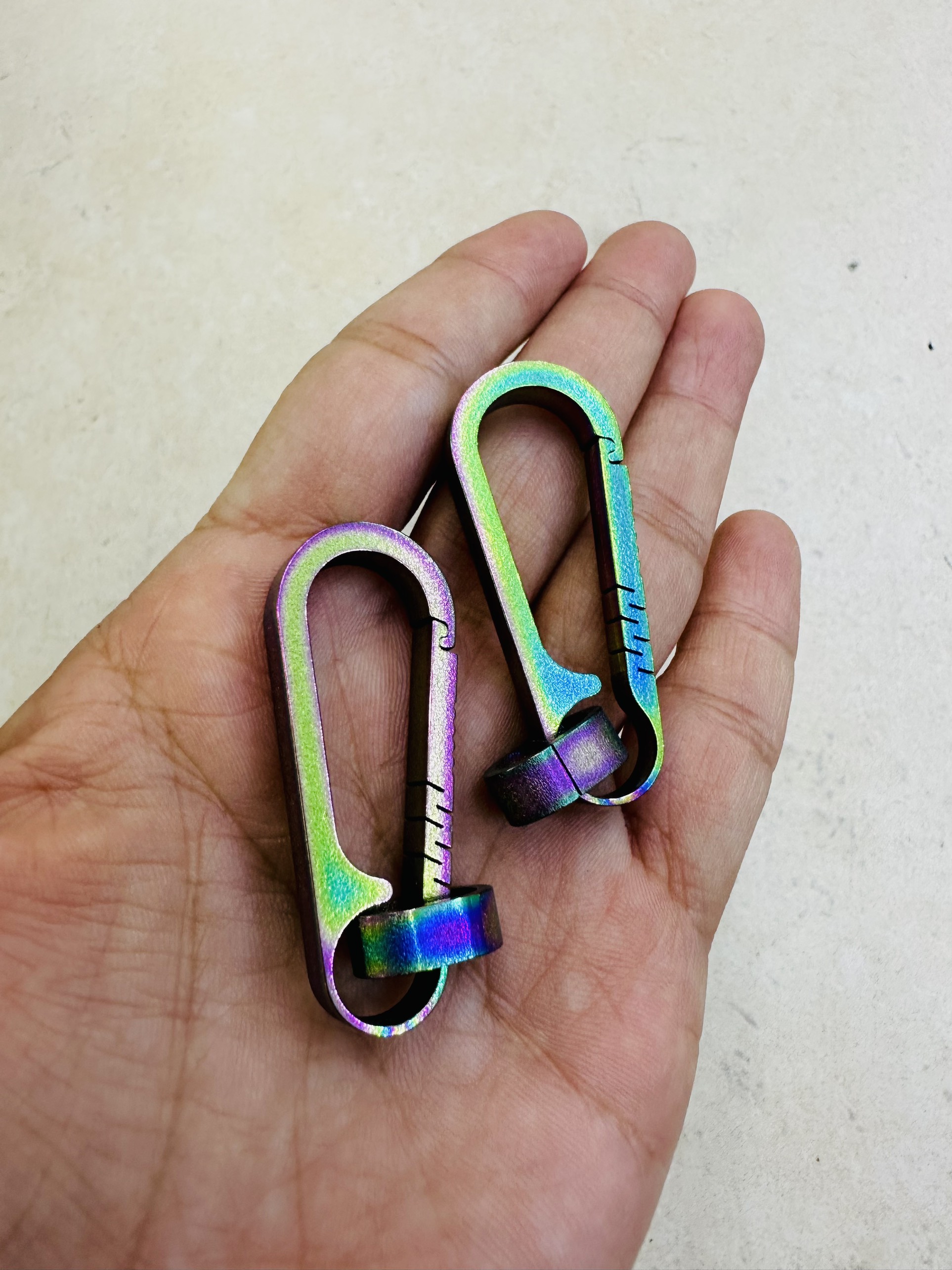 [HCM]Carabiner EDC Titanium 45mm