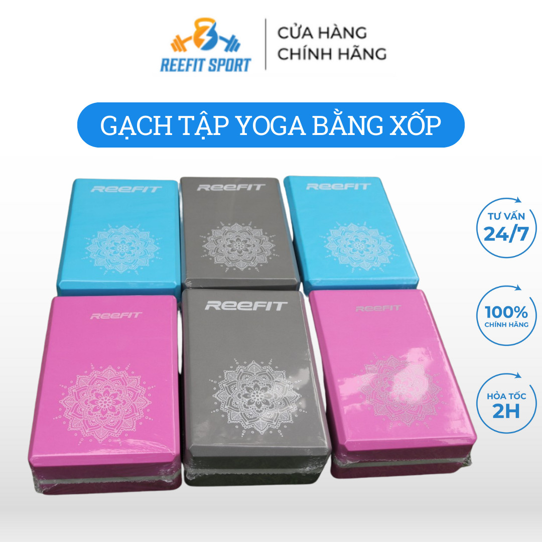 Gạch tập yoga, gối tập yoga xốp nhập khẩu cao cấp