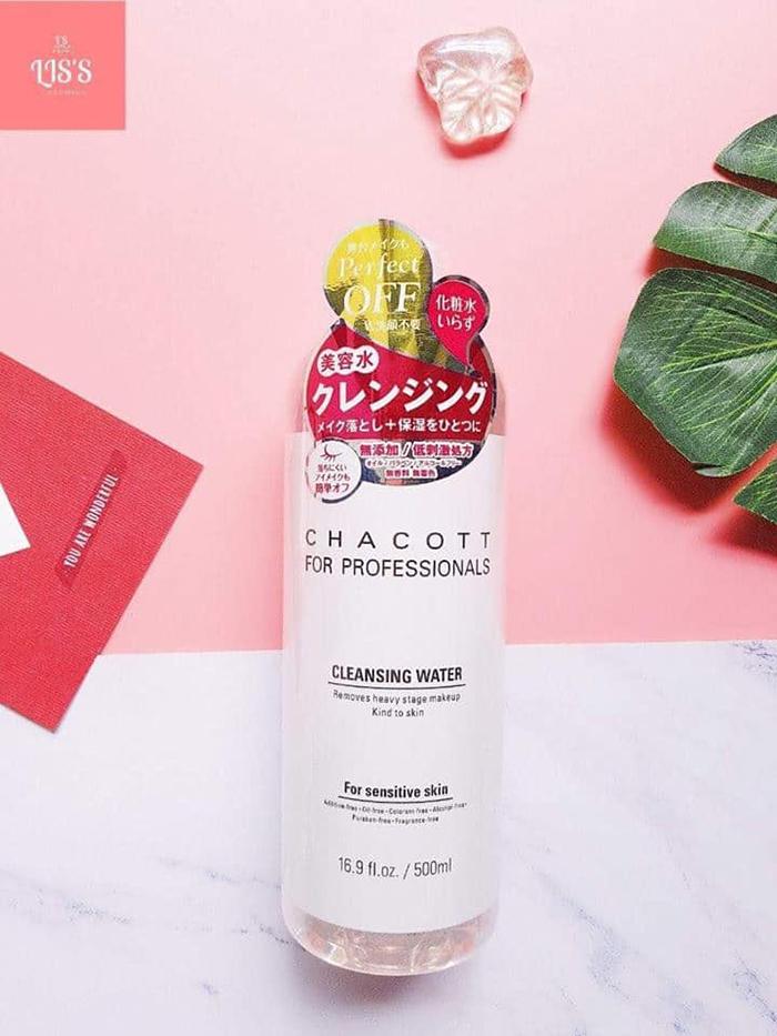 Nước tẩy trang Chacott for Professionals Cleansing Water 500ml