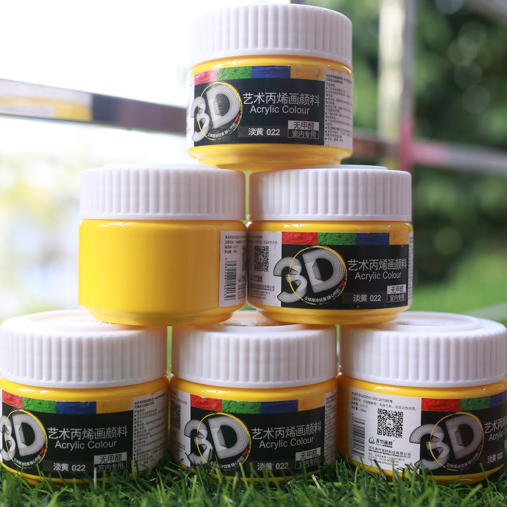 Màu acrylic 3D 100ml lalunavn