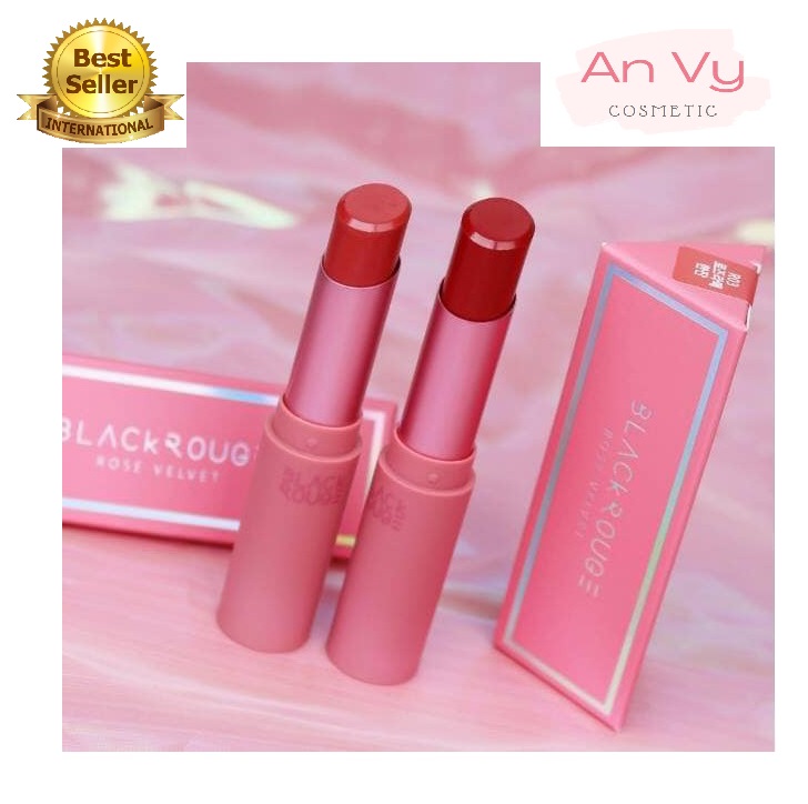Son Thỏi Black Rouge Rose Velvet - Mẫu mới