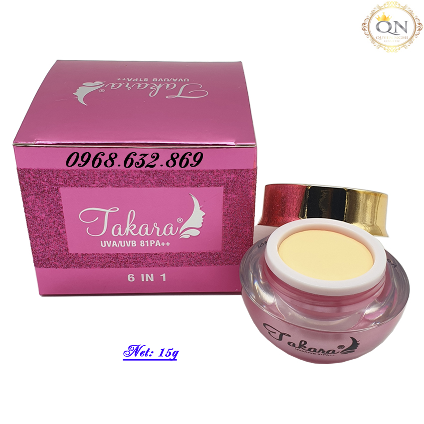 [HCM]Mỹ Phẩm TAKARA - Kem Nám Tàn nhang Đồi mồi 6 in 1 (15g)