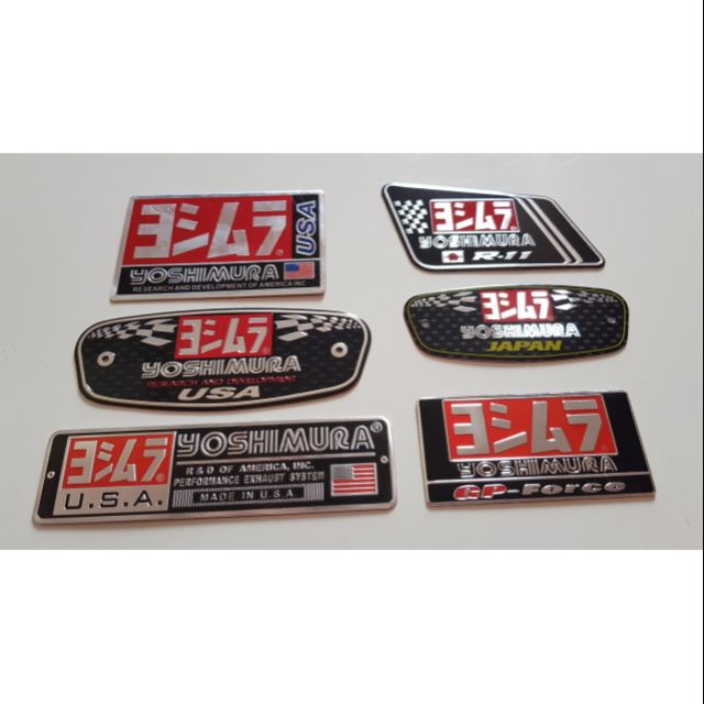 Tem nhôm pô xe thương hiệu yoshimura usa japan