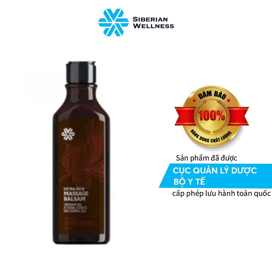 ↂ Dầu massage Balsam - Siberian Wellness - 250ml - Dầu thơm Siberian Pure Herbs Collection Extra Rich Massage Balsam
