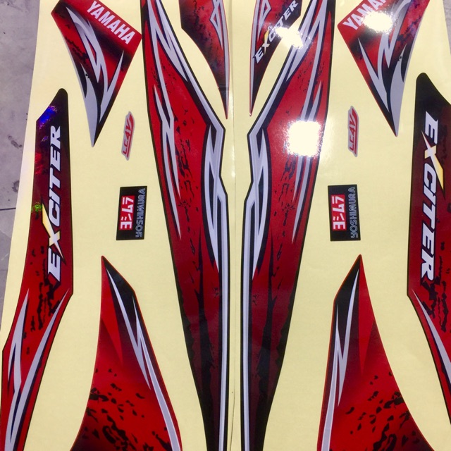 Tem Uv Cực Nét Exciter 2006 Đỏ Đen