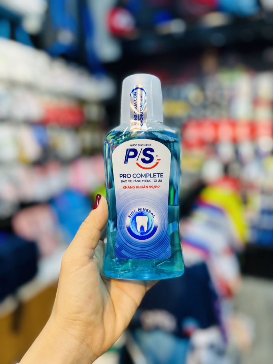 Nước súc miệng p/s pro complete kháng khuẩn 300ml