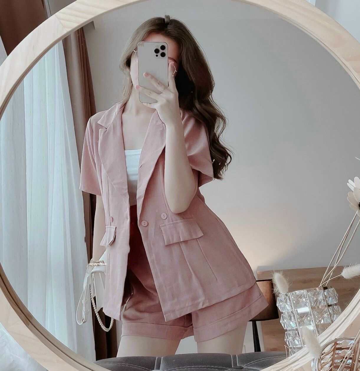 Sét Vest Đùi 3 Món Áo Tay Ngắn Dễ Thương Trẻ Trung Năng Động Chất Liệu Cotton Lạnh Thời Trang Nữ xưởng.may.sg.hcm