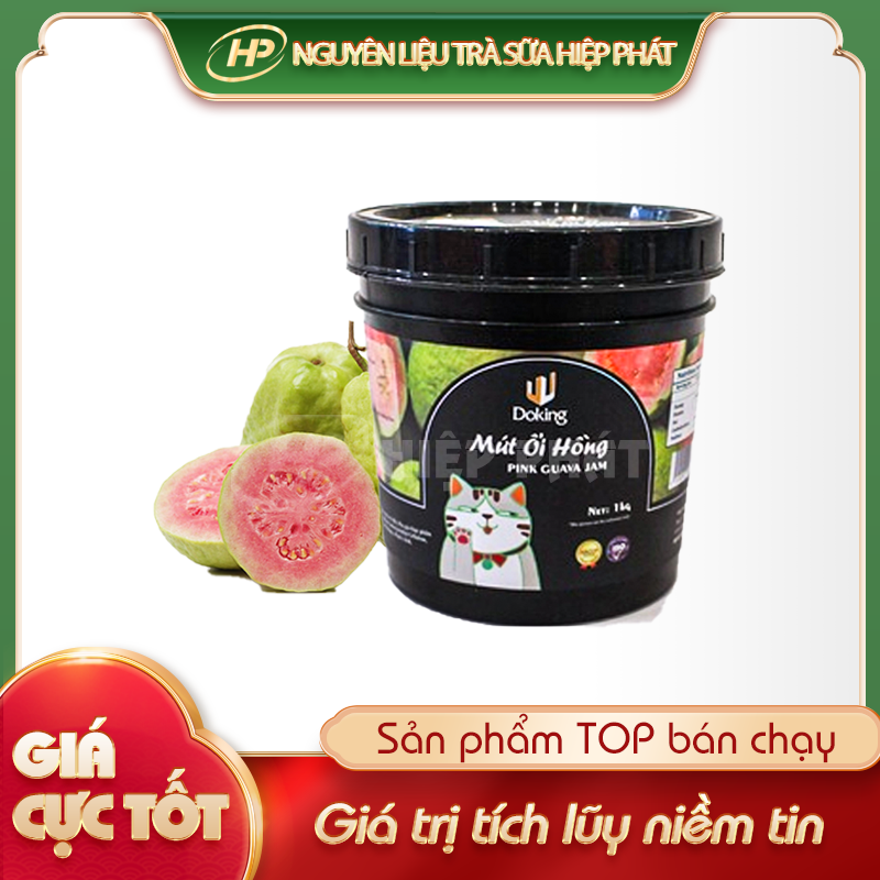 Mứt ổi doking 1kg - - sp108634 - nguyên liệu pha chế trà sữa hiệp phát