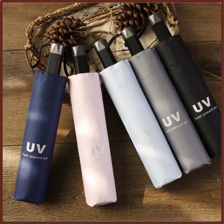Dù đi mưa đi nắng chống tia UV xếp gọn