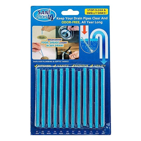 Que thông tắc cống - Dụng cụ thông cống gia đình