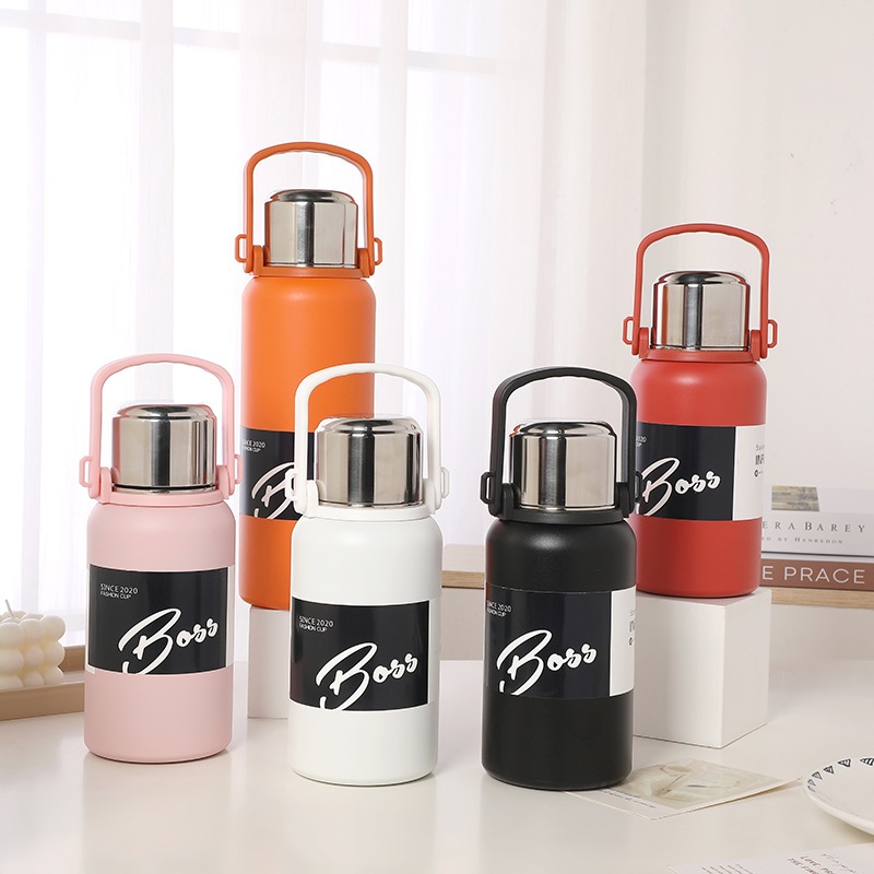 Bình giữ nhiệt boss 316, Bình nước giữ nhiệt inox cao cấp giữ nhiệt 16 tiếng, phong cách trẻ trunG