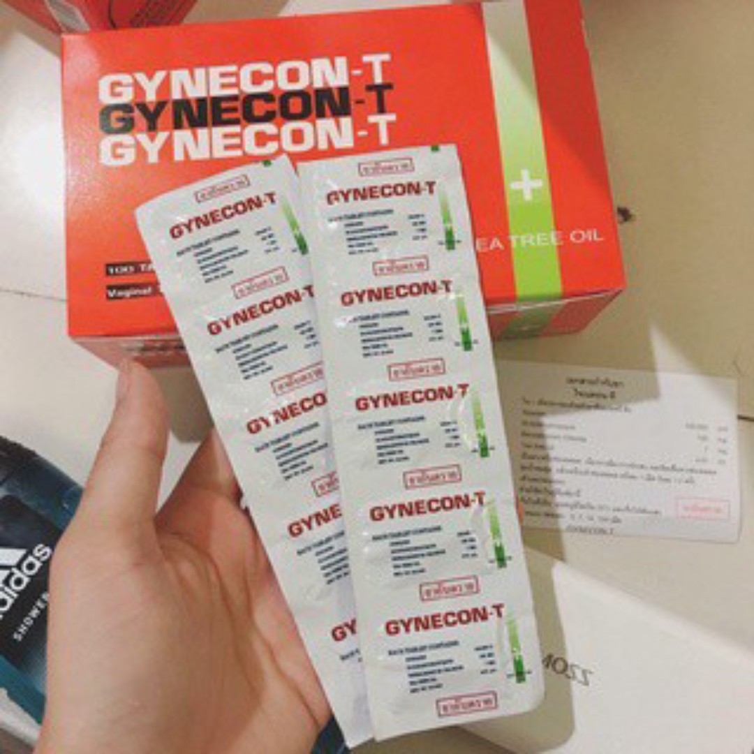 Viên Đặt Se Khít Phụ Khoa Gynecon Trà Xanh Khử Mùi , kháng Viêm