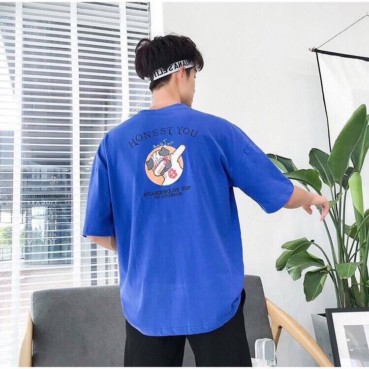 [Phương Linh Luxury 1688] Áo Cotton "Tiến Bịp" Còn Mỗi Cái Nịt Trending Cổ Tròn Tay Ngắn Mát Mẻ Co Dãn 4 Chiều Cam Clothes E3