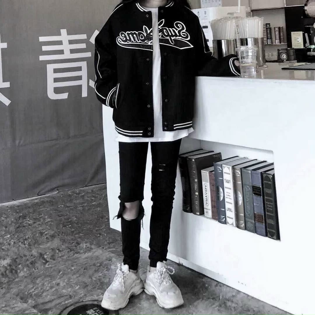 [Hoàn Tiền 15%] Áo Khoác Dù BomBer Bóng Cháy Nam Nữ Kẻ Sọc Unisex Vải Dày Dặn