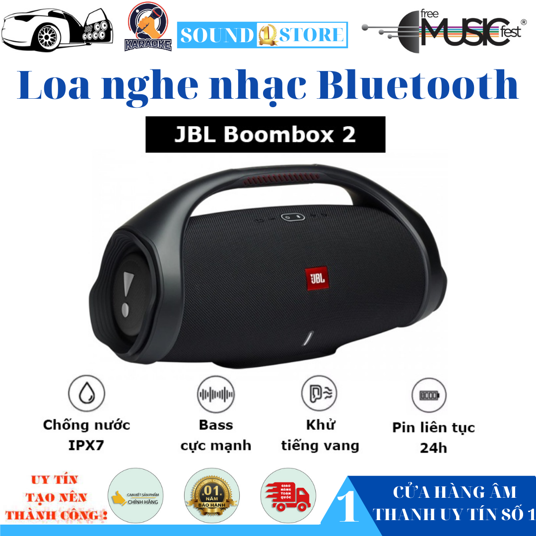 Loa Bombox 2 Công Suất Lớn Loa Bluetooth Siêu Khủng Loa Xách Tay Cao Cấp Loa Di Động Giá Rẻ Kết Nối Bluetooth 4.1 Chống Nước Nhẹ Pin Khủng Loa Quẩy Siêu Đã Chất Âm Siêu Chất Phù Hợp Đi Rã Ngoại bảo hành 6 tháng
