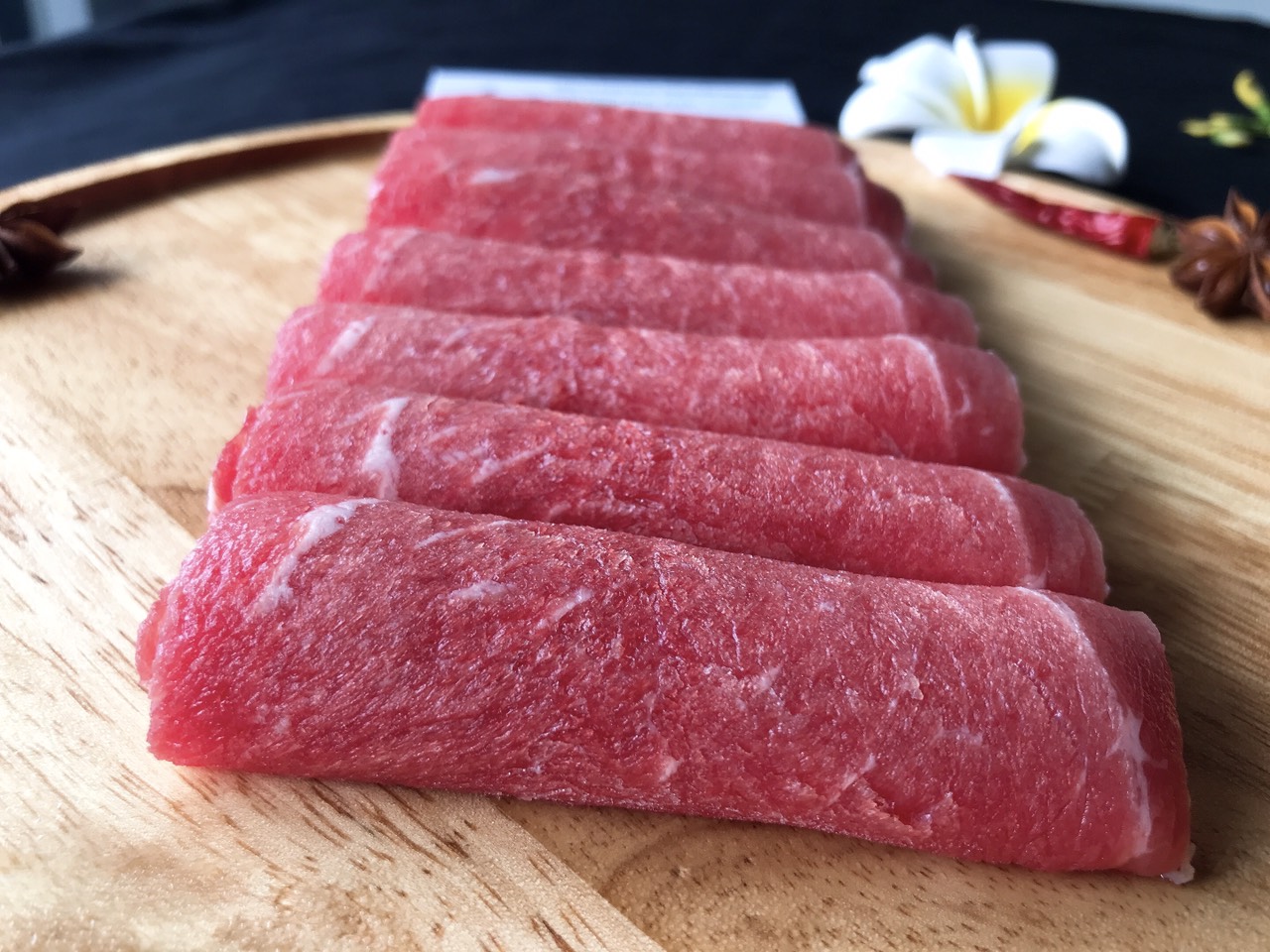 HCM - Đùi Bò Úc Cắt tái, thích hợp xào, nhúng lẩu, phở - 500gr giao hàng nhanh.