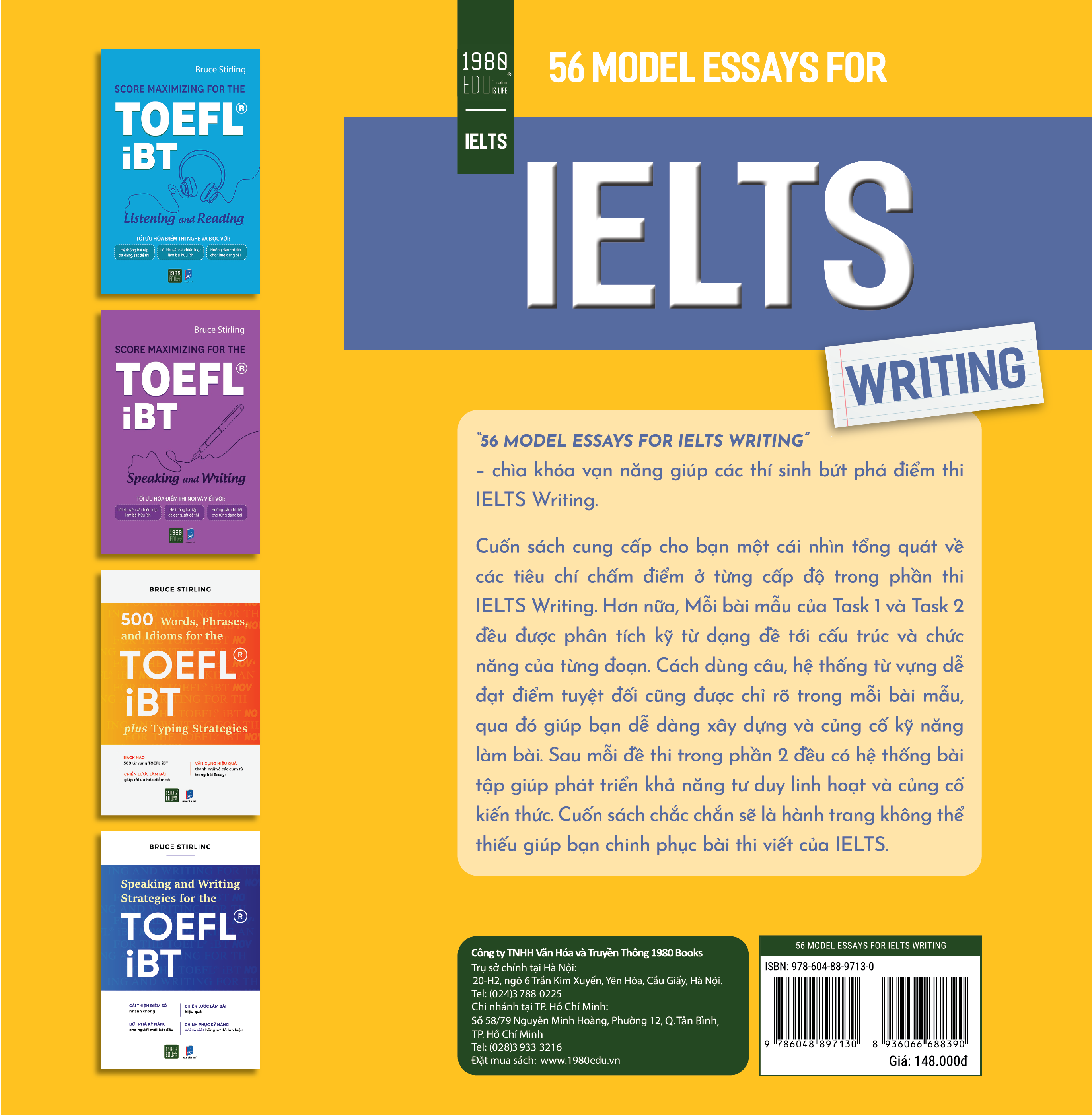 Fahasa - 56 Module Essays For Ielts Writing