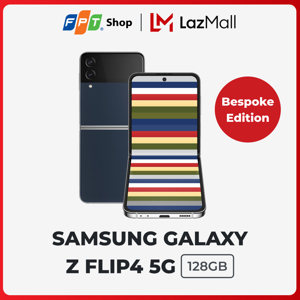Samsung galaxy z flip4 5g 256gb ram 8gb bespoke edition - mới 100%, bảo hành 12 tháng, trả góp 0%