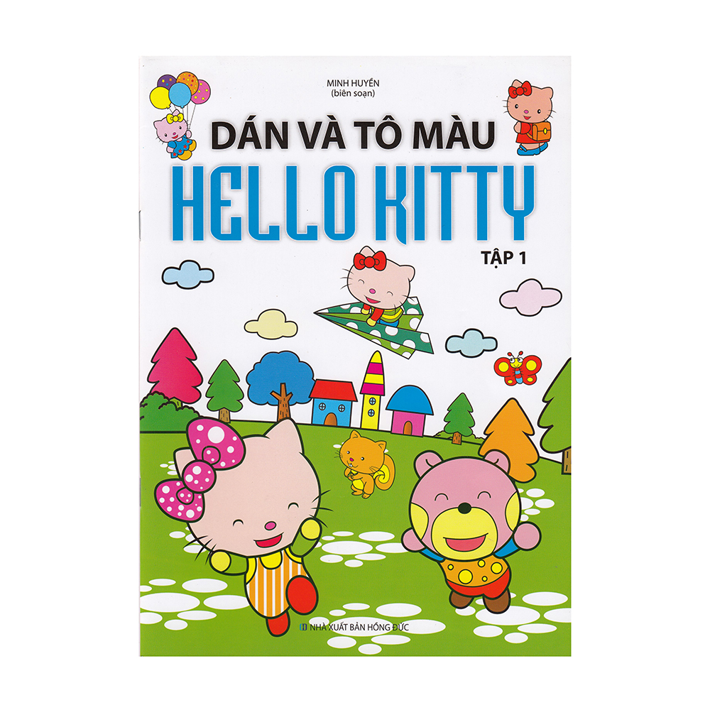 Dán và tô màu hello kitty - tập 1