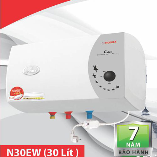 Bình nước nóng Picenza ngang 30 lít N30EW chống giật