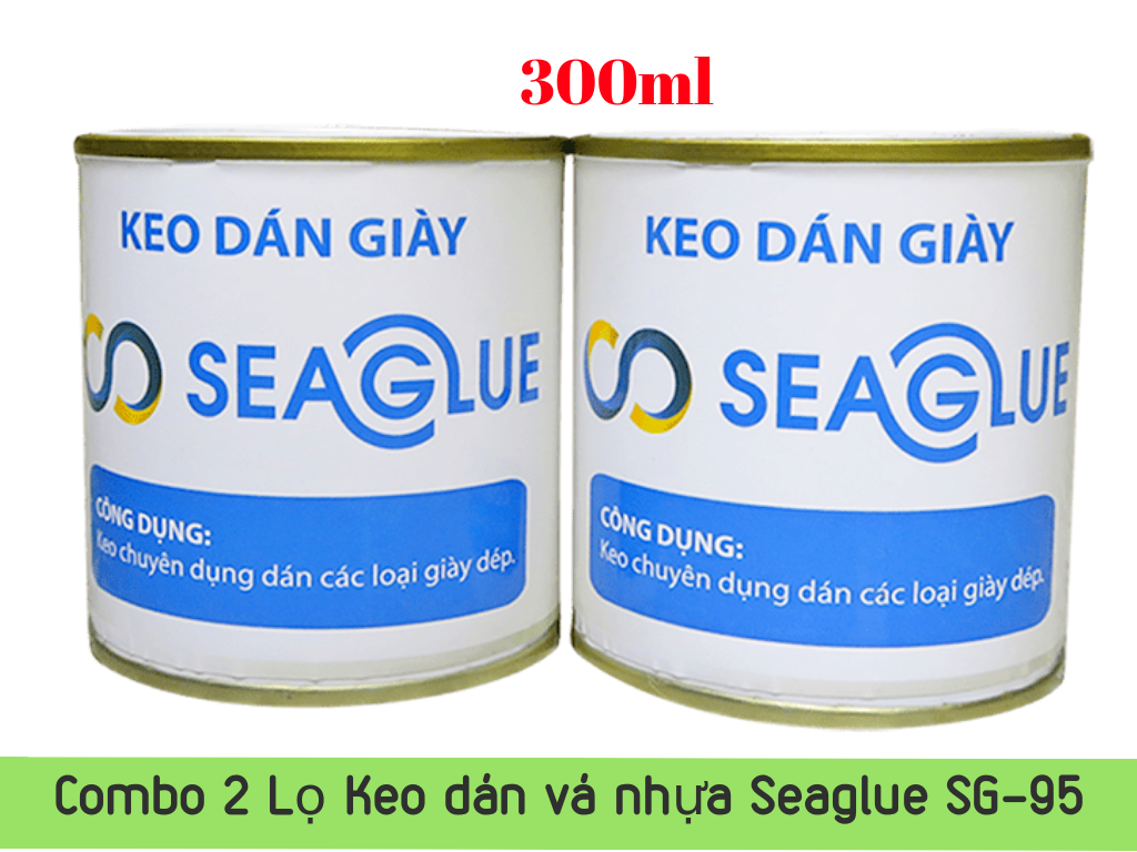 Combo 2 Keo Seaglue SG-95 Dán Vá Nhựa, Chống Thấm Siêu Dính 600ml