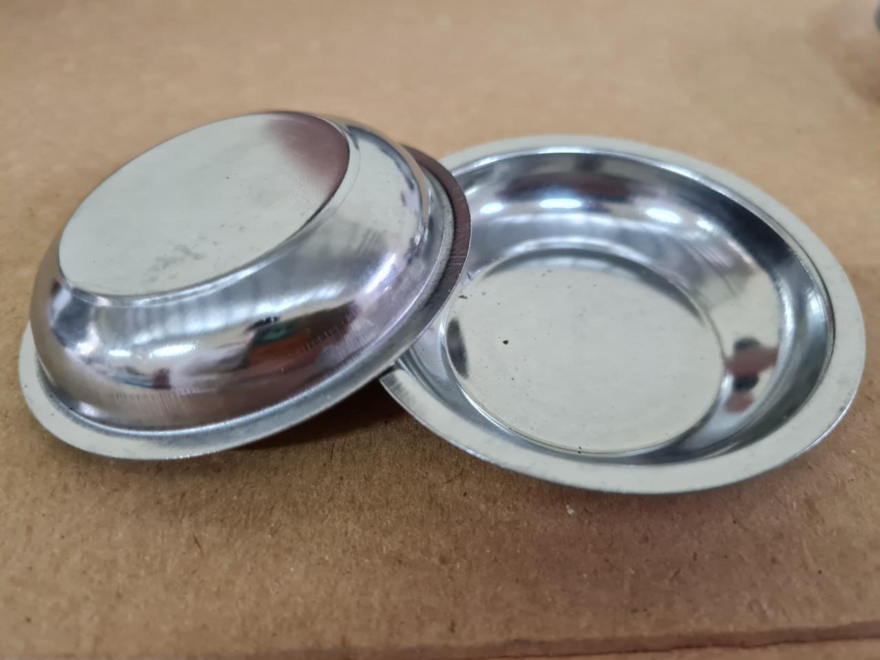 Combo 20 Chén Inox Làm Bánh Bèo Và Nước Chấm Kích Thước: 7,5cm X 1,5cm