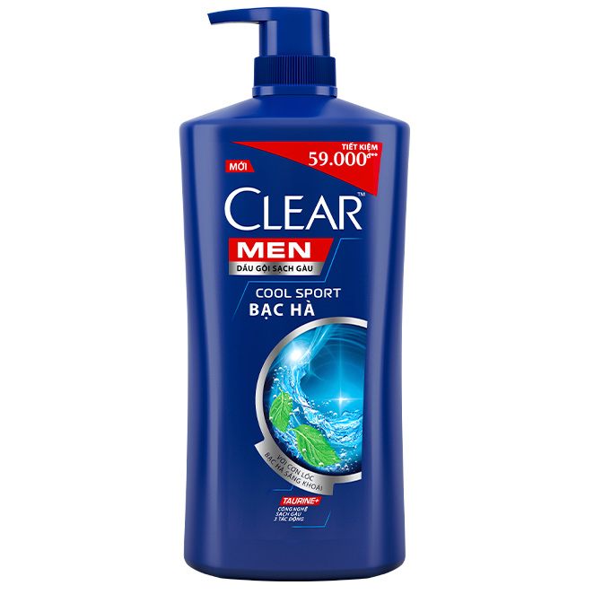 Dầu gội Clear men Cool Sport