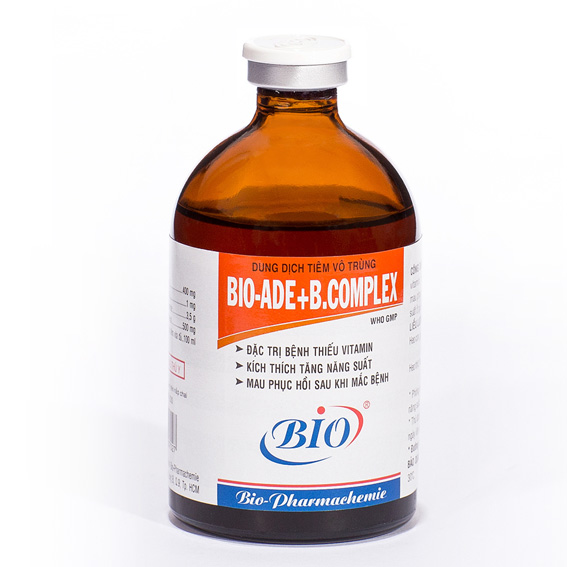 Bio-ADE.BComplex chai 20ml. Bổ sung Vitamin cho thú