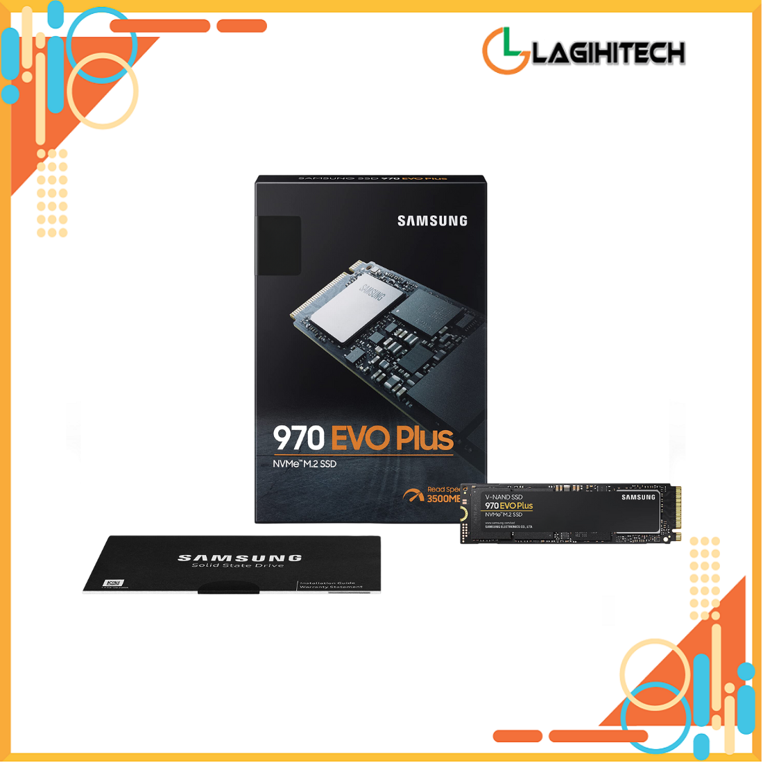 Ổ cứng gắn trong SSD Samsung 970 EVO PLUS 500GB / 1TB  / 2TB NVMe M2 Bảo Hành 5 năm - Chính hãng Samsung
