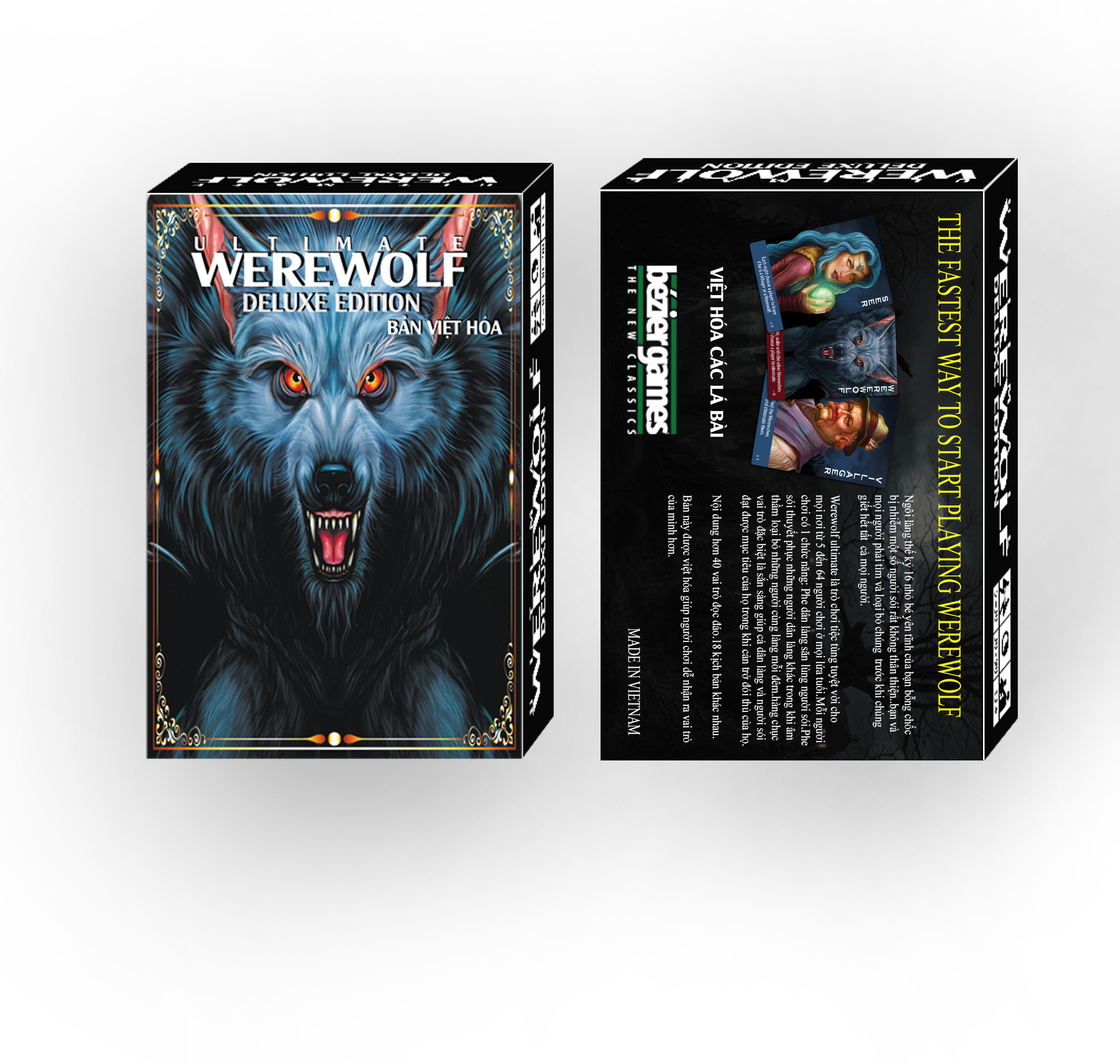 Bài Ma Sói Ultimate Deluxe Việt Hoá, Chất Liệu An Toàn Độ Bền Cao, Hình Ảnh Sắc Nét, Tính Giải Trí Cao