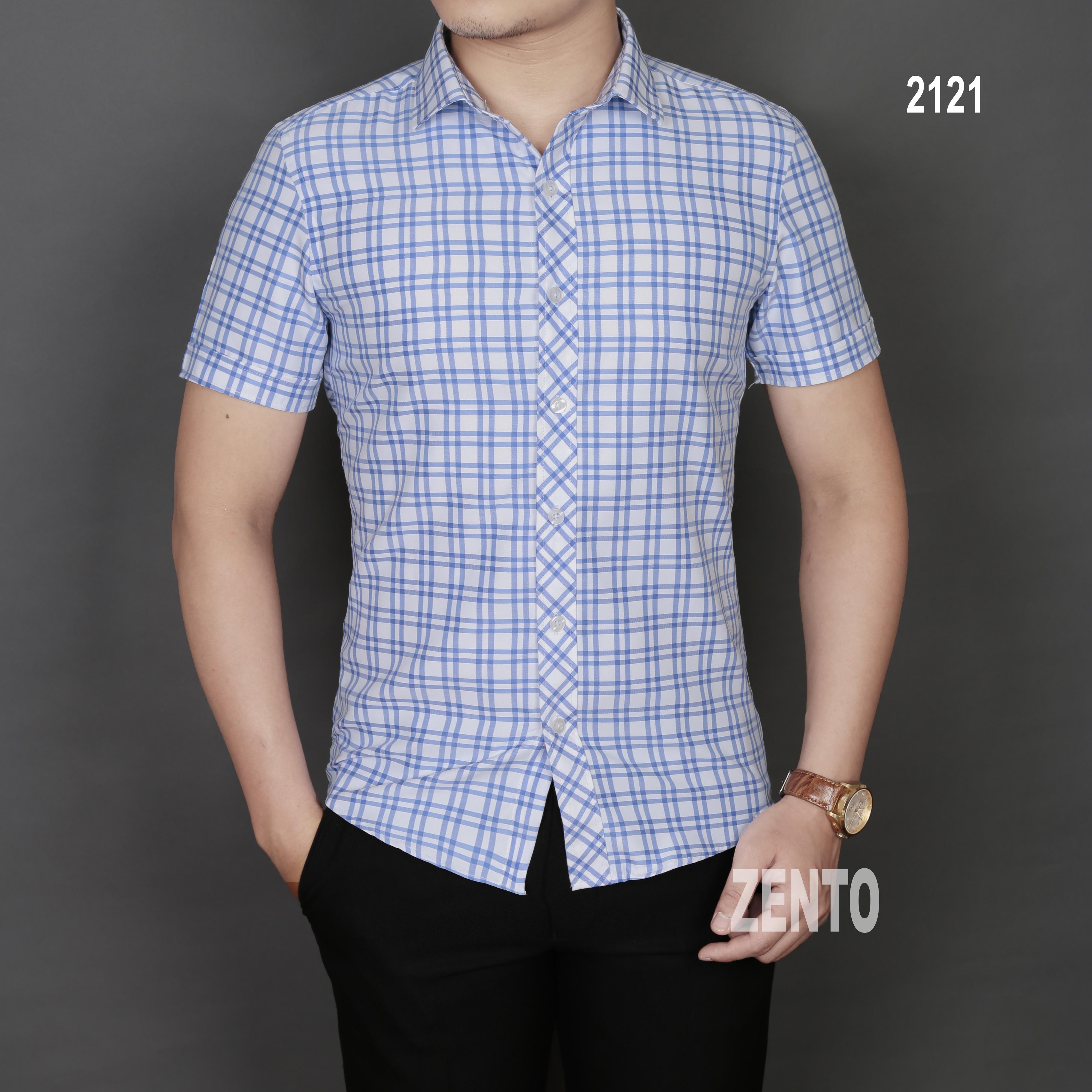[4.4 HOÀN TIỀN 15%]Áo sơ mi nam công sở cao cấp Zento [2121]