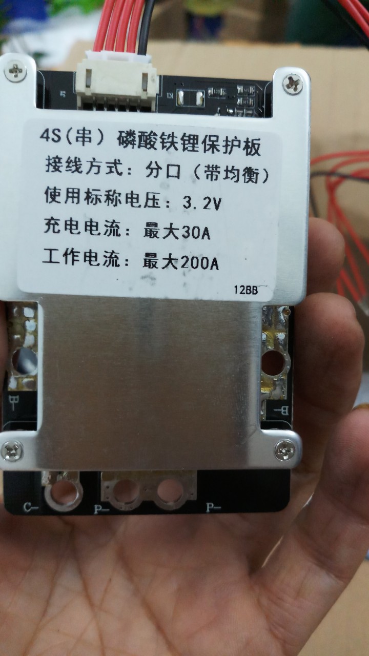 Mạch bảo vệ pin ( BMS) 4S120A/160A/200Acho cell 3.2 V pin Săt Lifepo4  Chuyên dành cho k cá