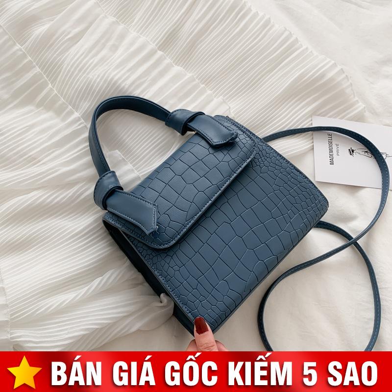 Túi xách nữ quai da buộc vân sần p1936 - parisa.vn