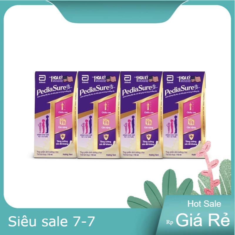 Lốc 4 hộp sữa nước pediasure 110ml
