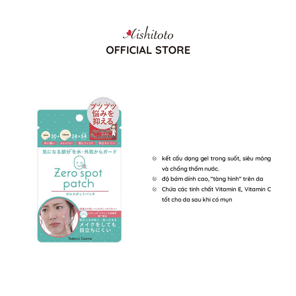 Miếng Dán Mụn Zero Spot Patch