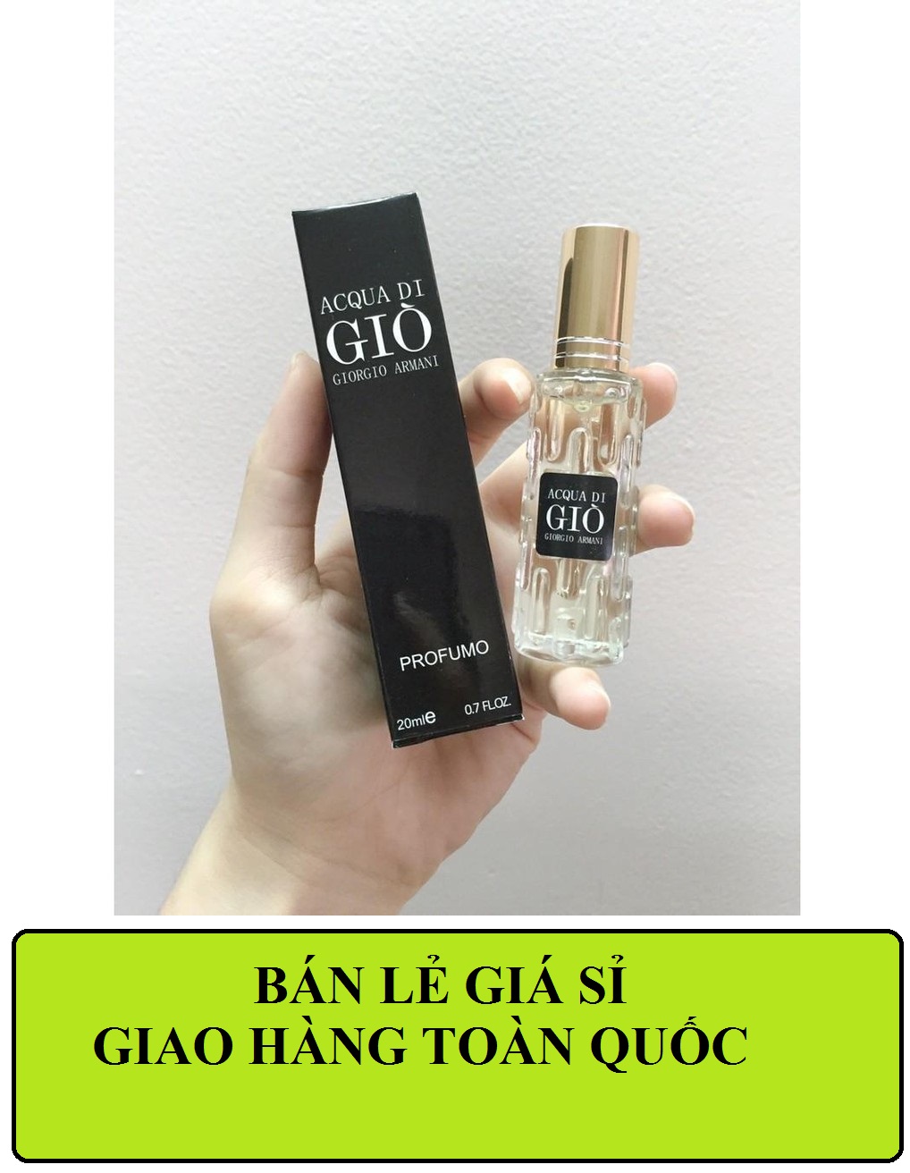 Nước hoa chiết 20ml mẫu 4d - nước hoa nữ - nam