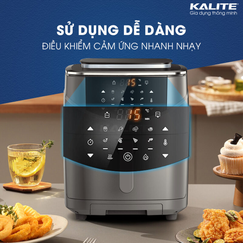 Nồi chiên Hơi nước Kalite Steam 7 Dung tích 7 Lít Công Suất 1700W Với