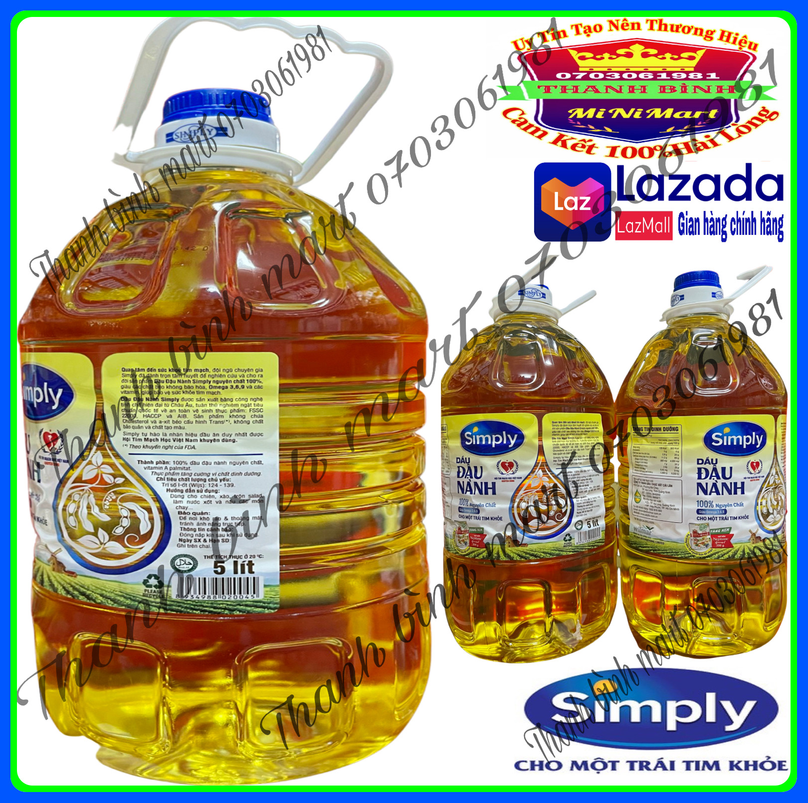 Dầu Ăn Simply Đậu Nành 5L date mới nhất