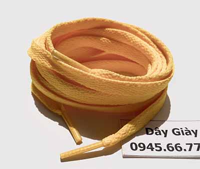 Dây giày 2 màu vàng 1m6 phù hợp với giày cổ mind