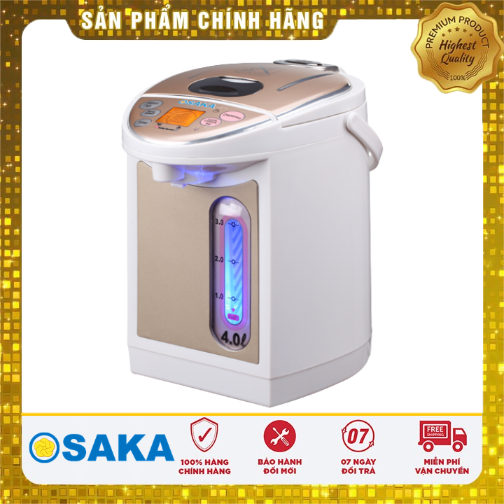 BÌNH THỦY ĐIỆN OSAKA APE-406P 4.0 LÍT (CÓ 4 CHẾ ĐỘ GIỮ ẤM)