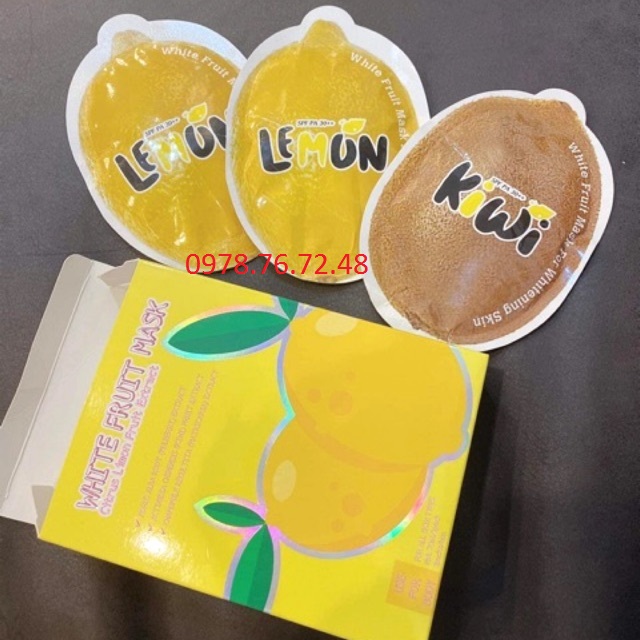 Ủ Trắng Chanh Lemon White Fruit Mask