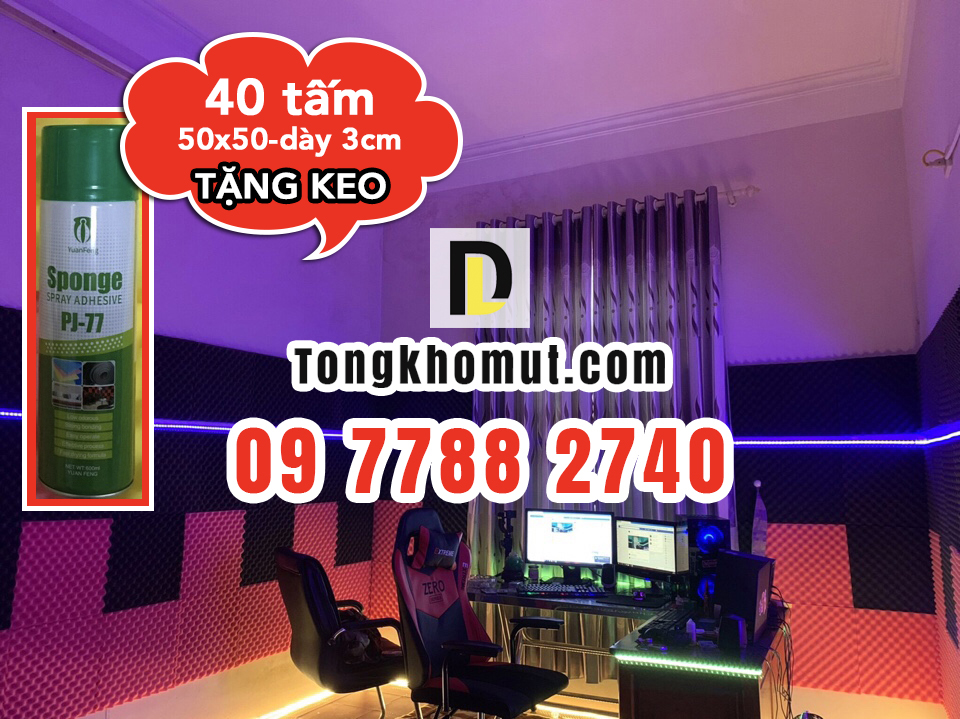 - 40 tấm Mút trứng kt50x50x3cm/tấm hình trứng tiêu âm, cách âm, dùng cho phòng thu âm, livestream
