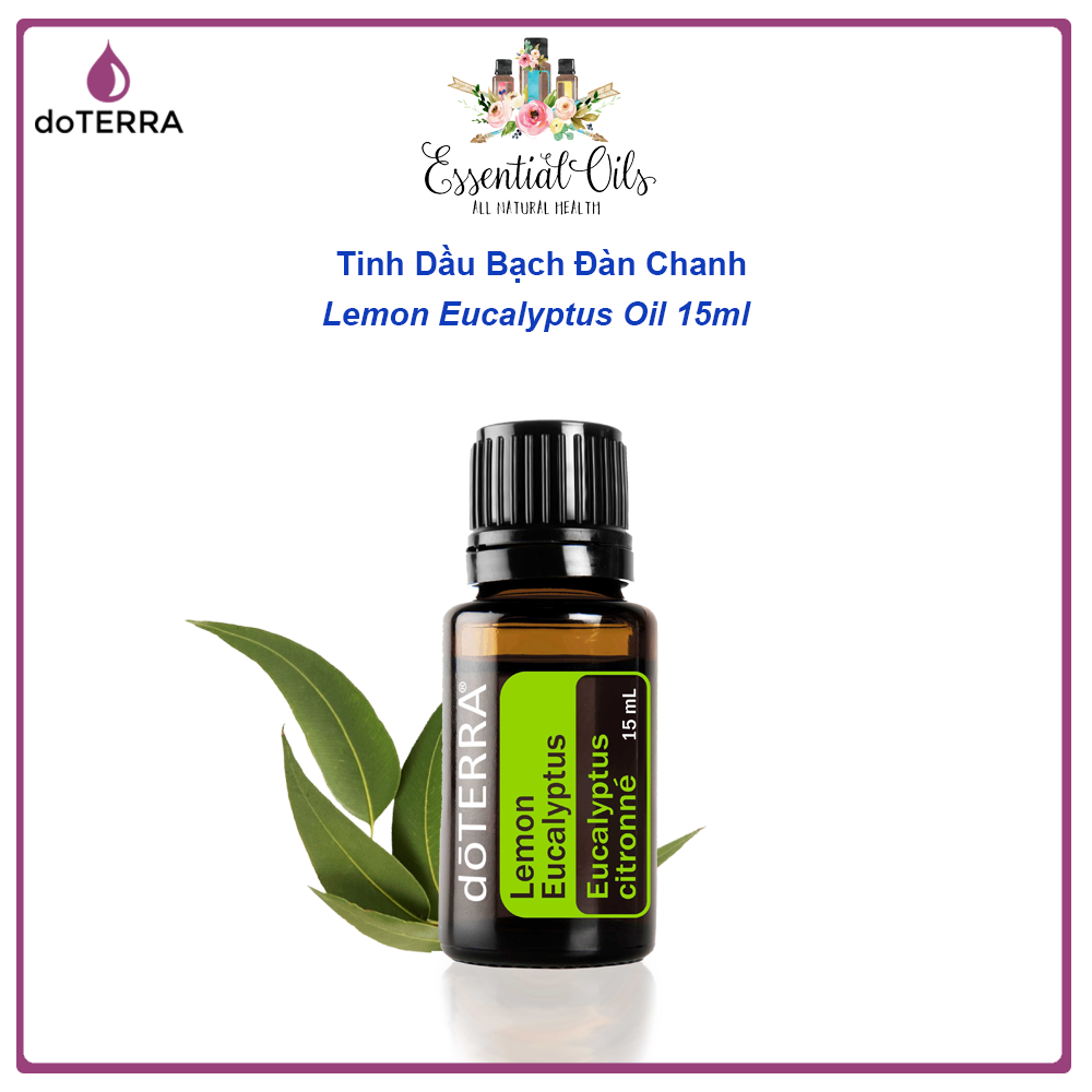 Tinh Bạch Đàn Chanh Lemon Eucalyptus Tinh Dầu Trị Liệu Nguyên Chất doTERRA (USA) - doTERRA Essential Oil - Lemon Eucalyptus Oil 15ml